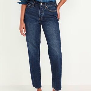 High-Waisted OG Straight Ankle Jeans